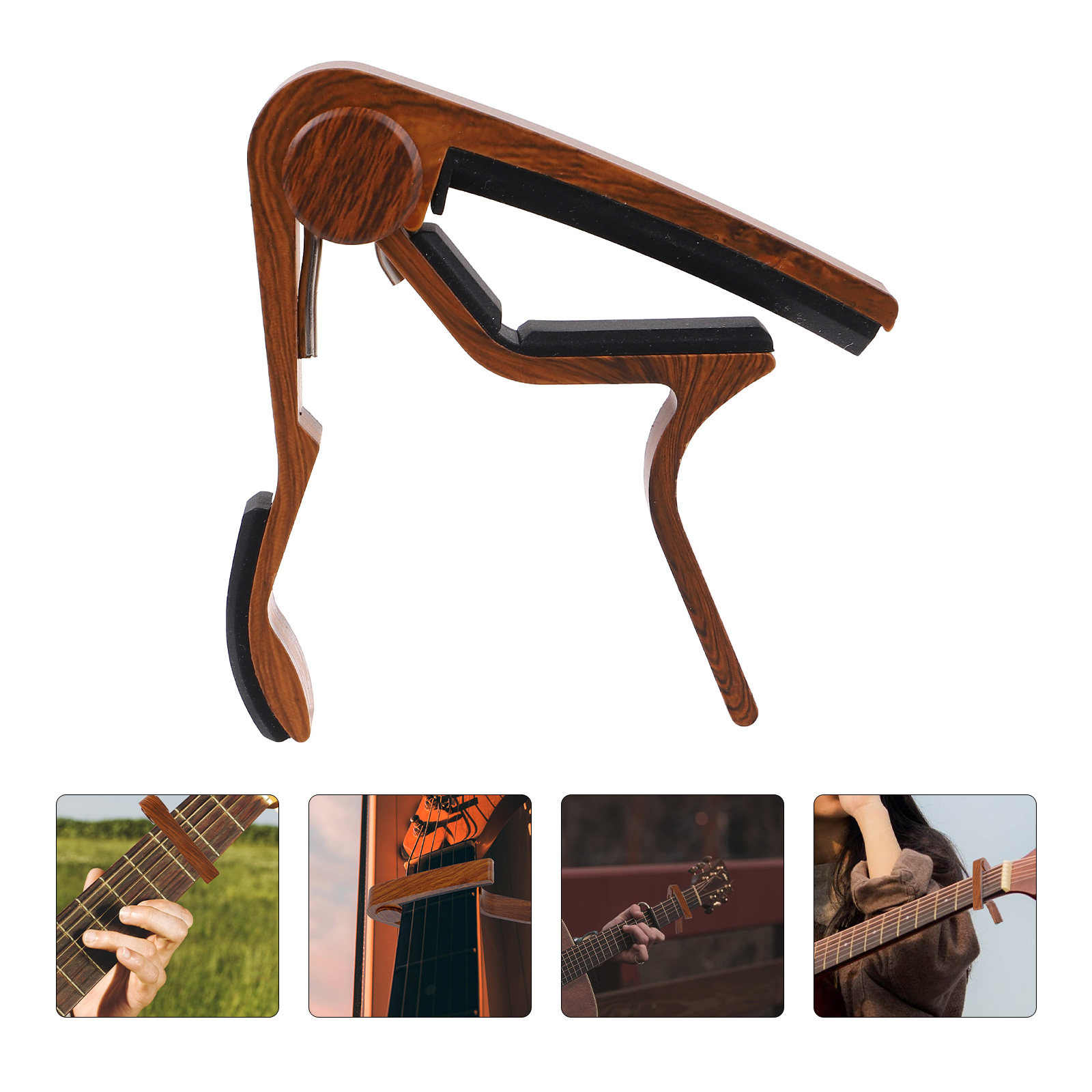 Guitar Capo Clip - Metal Guitar Capo Zinc Alloy Construction