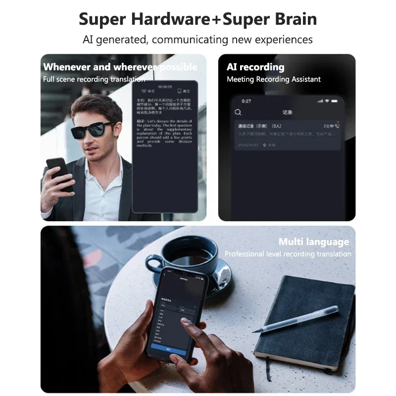 AI Translation Glasses Smart S - đánh giá và giá Audio Music Ai