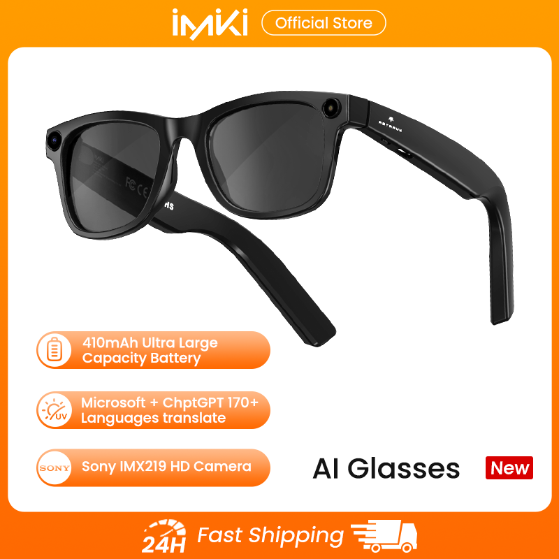 IMIKI Ai Smart Glasses 4K 800W - đánh giá và giá Audio Music Recording