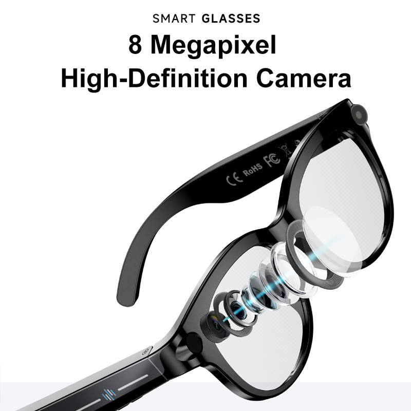 Lenovo 8K HD AI Smart Glasses  - đánh giá và giá Audio Music Ai