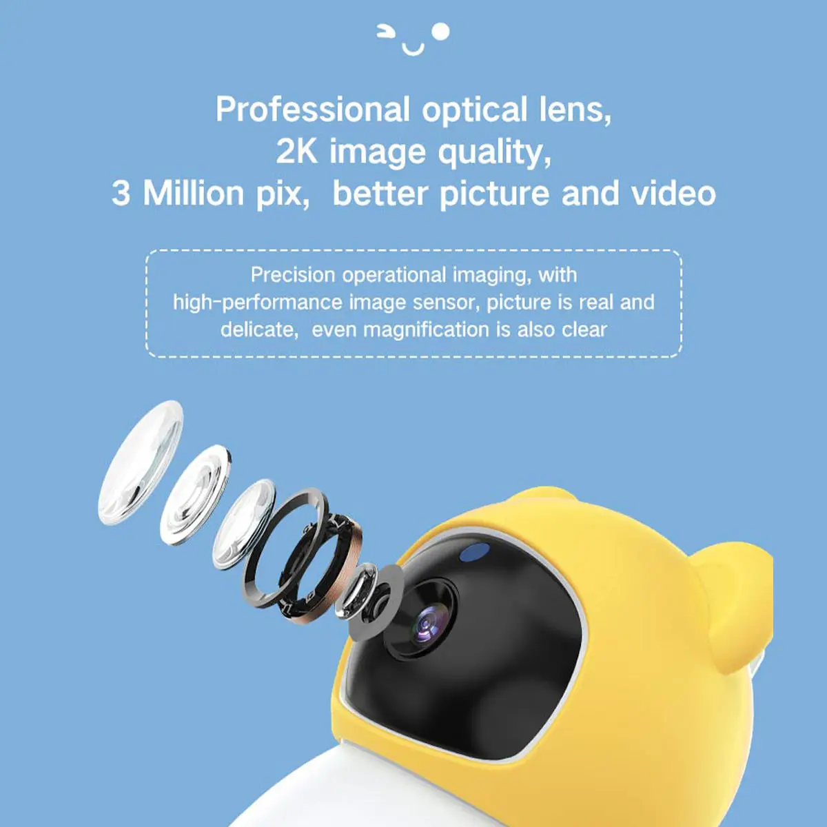 5 Inch Tuya Smart Baby Monitor - đánh giá và giá Audio Music Track