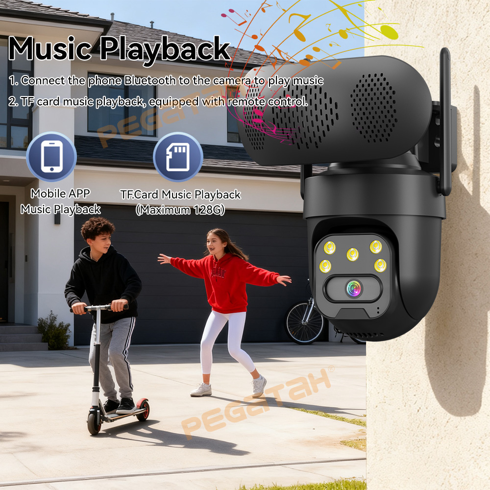 5MP IP Camera Outdoor 2.4G WiF - đánh giá và giá Audio Music Track