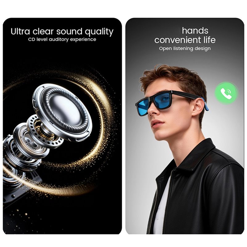 AI Smart Audio Glasses Touch T - đánh giá và giá Audio Music Ai