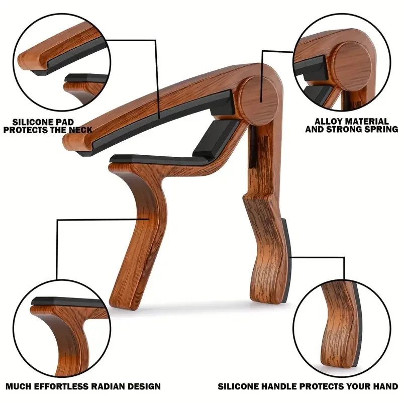 High-Quality Zinc Alloy Guitar - đánh giá và giá Guitar Capo Clip