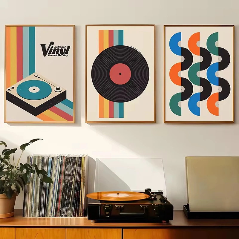 Mid Century Vinyl Record Canva - đánh giá và giá Audio Music Recording