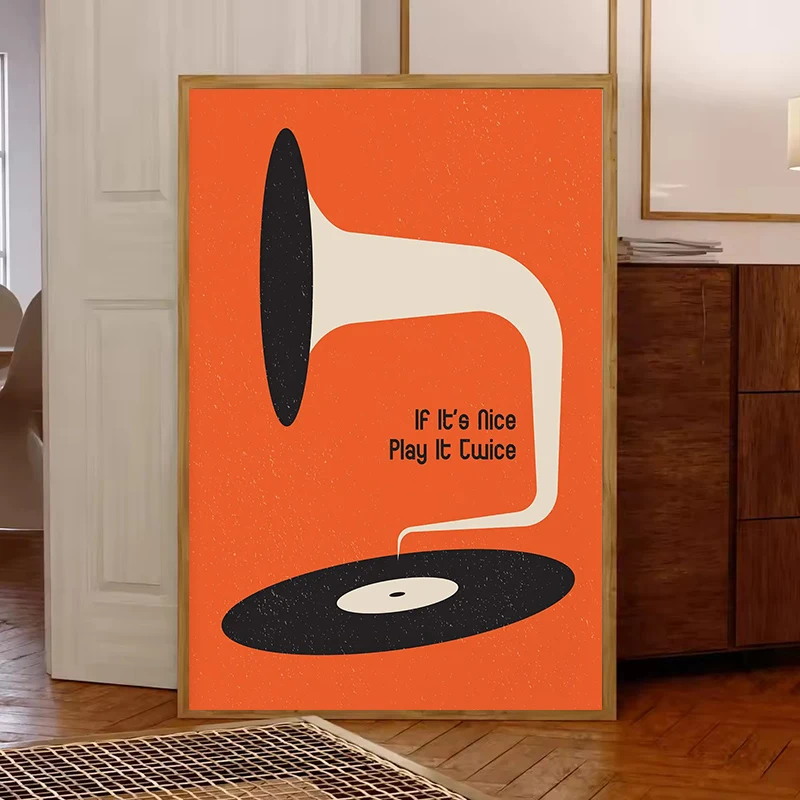 Mid Century Vinyl Record Canva - đánh giá và giá Audio Music Recording