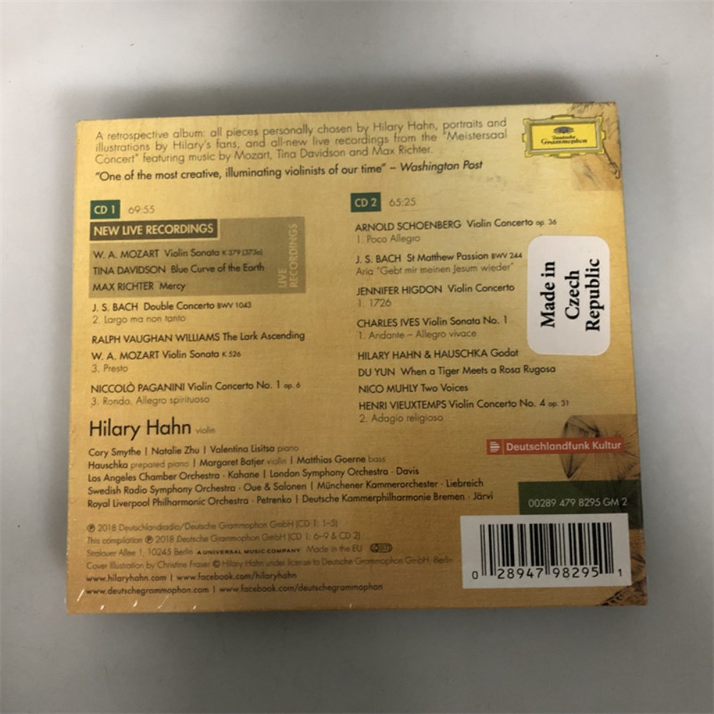 CD 'Retrospective' Hilary Hahn - đánh giá và giá Audio Music Recording