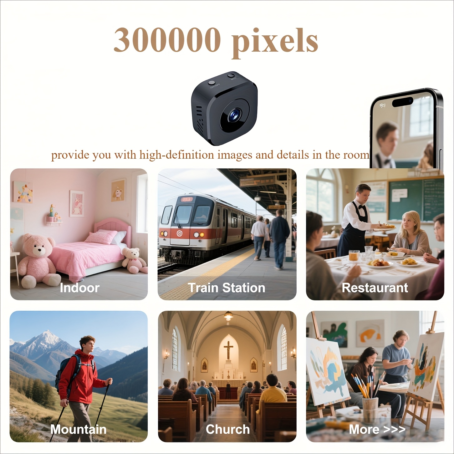 1080P HD Mini WiFi Camera Indo - đánh giá và giá Audio Music Recording