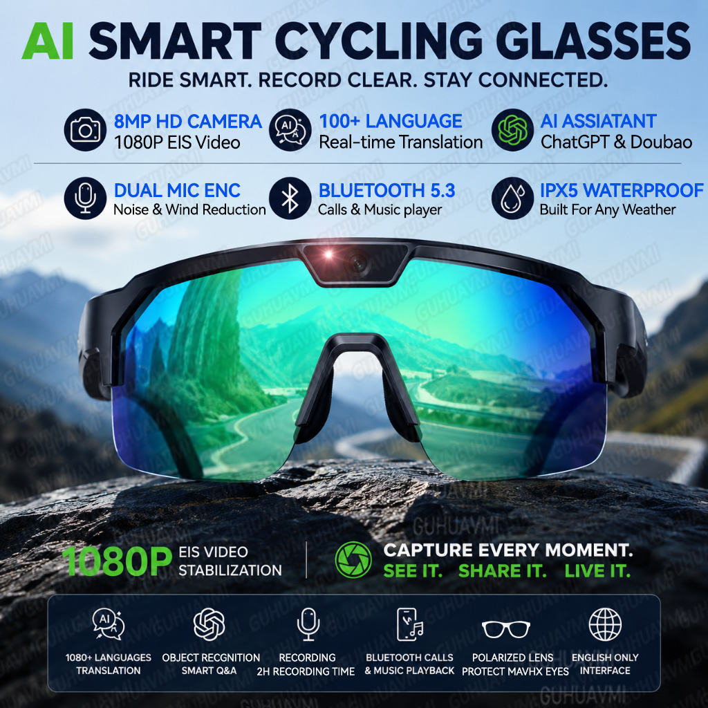 2026 Upgrade Smart Glasses wit - đánh giá và giá Audio Music Ai