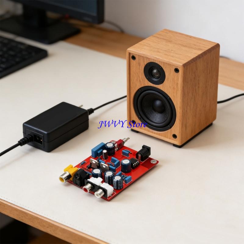 573A TDA1543 CS8412 DAC Bộ Giả - đánh giá và giá Audio Music Quality Enhancer