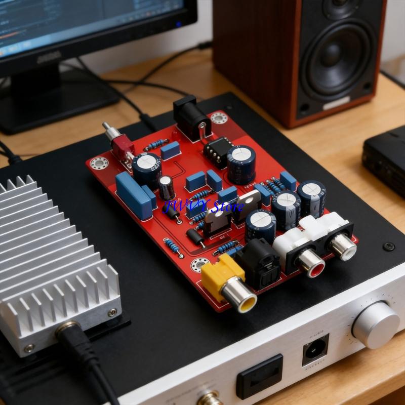 573A TDA1543 CS8412 DAC Bộ Giả - đánh giá và giá Audio Music Quality Enhancer