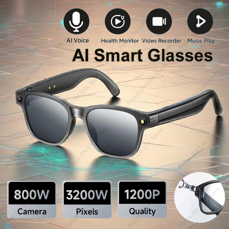 AI Smart Glasses 8 Million Cam - đánh giá và giá Audio Music Ai