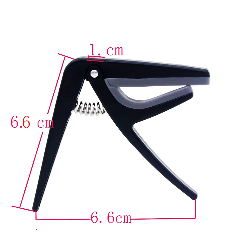 Guitar Tuning Clamp Pro Black  - đánh giá và giá Guitar Capo Clip